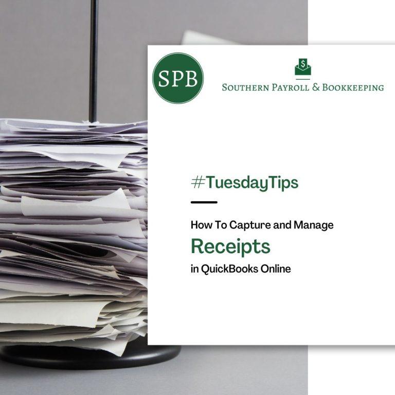 TuesdayTips Receipts