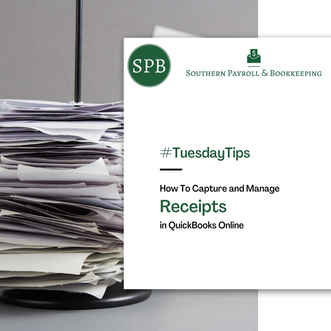 #TuesdayTips –Managing Business Receipts