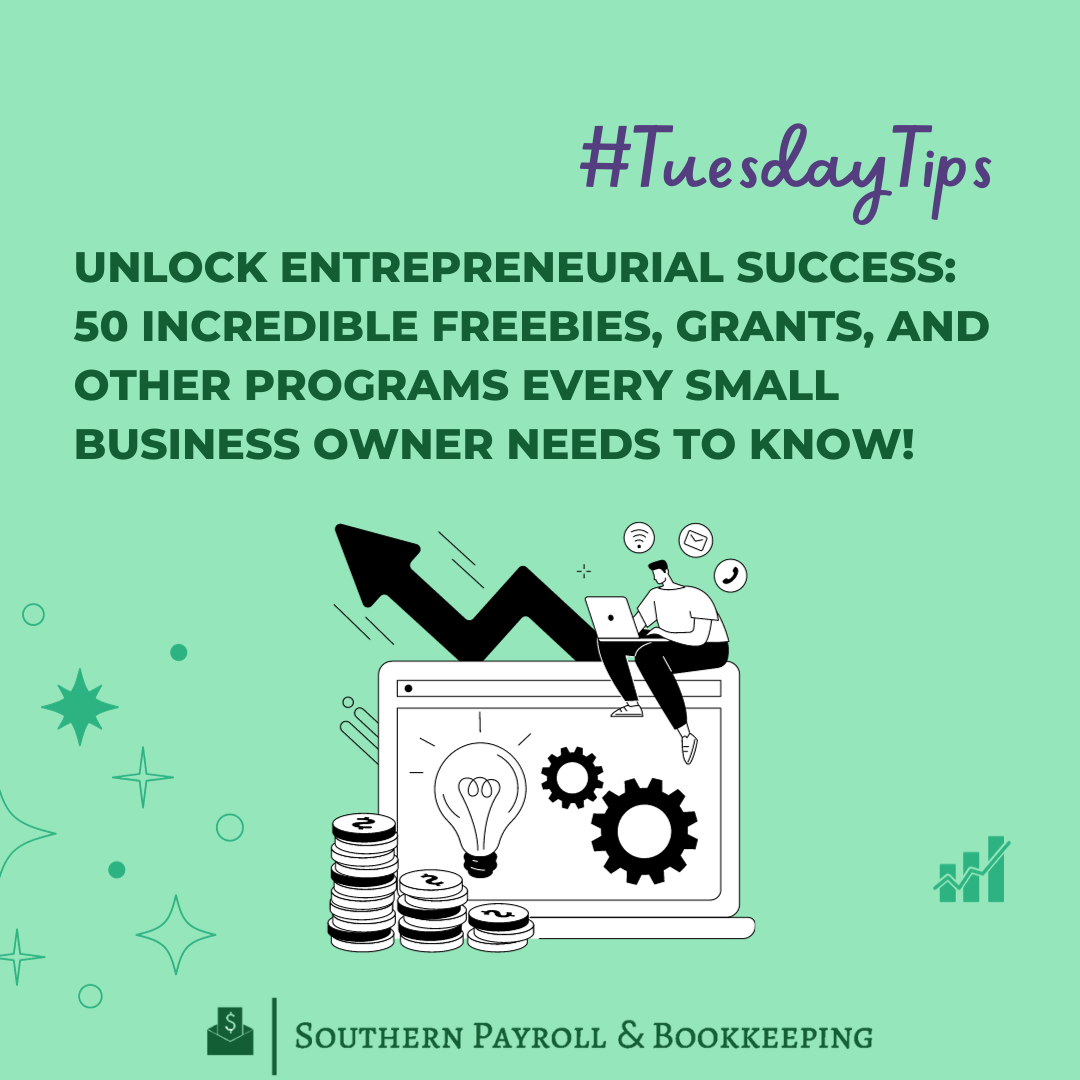 #TuesdayTips – 50 Incredible Freebies, Grants, and Accelerators Every Small Business Owner Needs to Know!