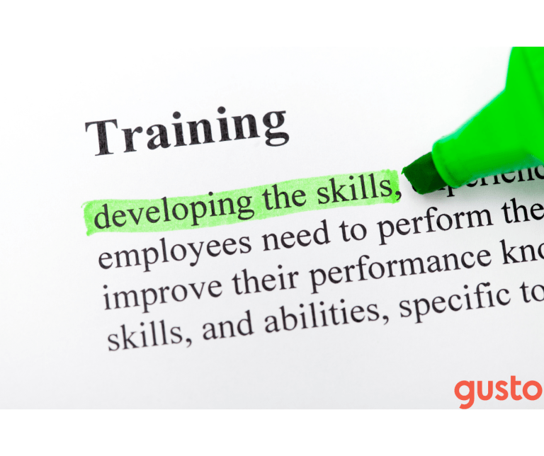 Gusto employee training document
